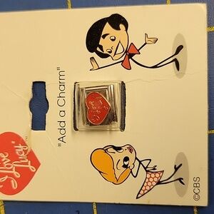 I Love Lucy Heart Add A Charm for a  Bracelet